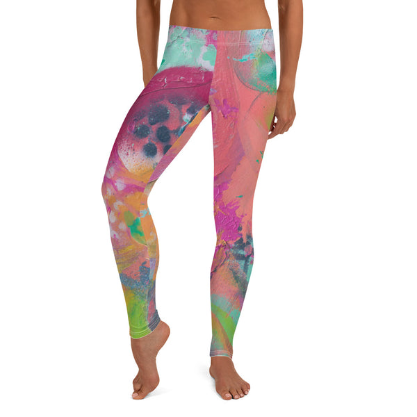 Floral Abstract - Leggings