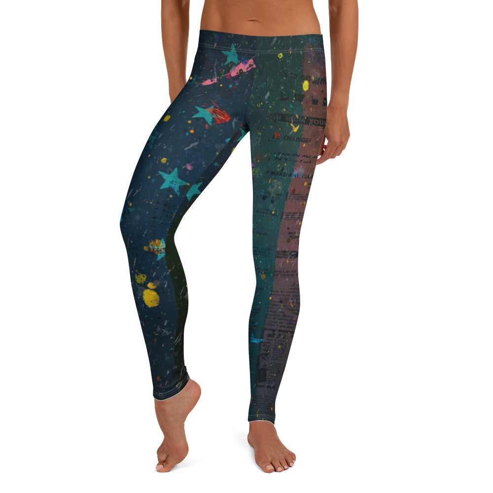 Great Star Nation Hot Pant by teeki - womens yoga leggings bottoms