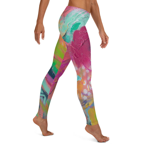 Floral Abstract - Leggings