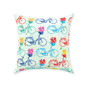 Bike Race - Throw Pillows