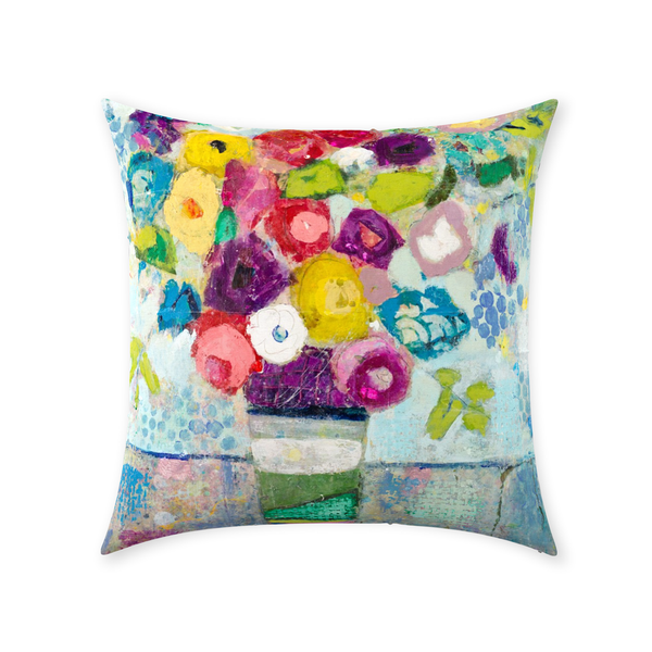 Colors In The Air - Throw Pillows