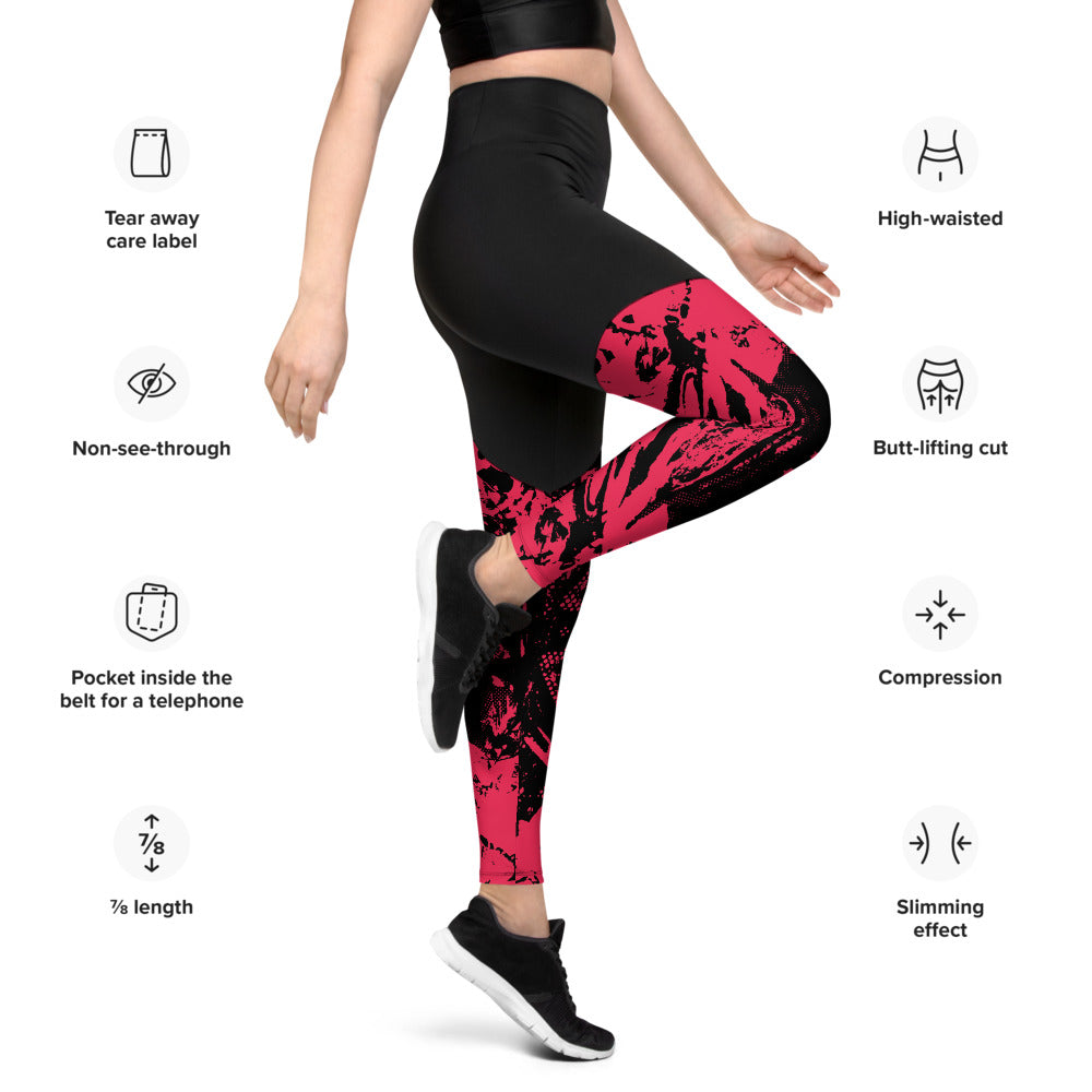 Buy Red Tape Women Pink Sports Leggings - Leggings for Women 17571348 |  Myntra